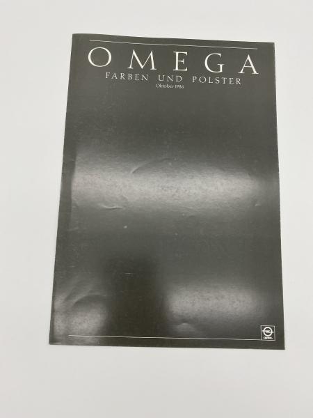 Prospekt Opel Omega A Farben / Polster